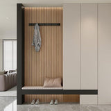 Darrahopens Home & Garden > Wall Art > 3D Wall Art Self-adhesive 3D Wall Panel - Brown Oak Look - PVC Plank 300x40 cm for Wall & Ceiling - Soundproof