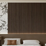 Darrahopens Home & Garden > Wall Art > 3D Wall Art Self-adhesive 3D Wall Panel - Smoked Wood Look - PVC Plank 300x40 cm for Wall & Ceiling - Soundproof