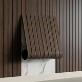 Darrahopens Home & Garden > Wall Art > 3D Wall Art Self-adhesive 3D Wall Panel - Smoked Wood Look - PVC Plank 300x40 cm for Wall & Ceiling - Soundproof