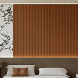 Darrahopens Home & Garden > Wall Art > 3D Wall Art Self-adhesive 3D Wall Panel - Walnut Look - PVC Plank 300x40 cm for Wall & Ceiling - Soundproof
