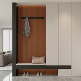 Darrahopens Home & Garden > Wall Art > 3D Wall Art Self-adhesive 3D Wall Panel - Walnut Look - PVC Plank 300x40 cm for Wall & Ceiling - Soundproof