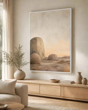 Stone and Sky Floating Frame Canvas Wall Art - Portrait - 40W x 50H cm - Black In Australia - Darrahopens