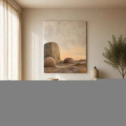 Stone and Sky Stretched Canvas Wall Art - Portrait - 60W x 80H cm In Australia - Darrahopens