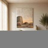 Stone and Sky Stretched Canvas Wall Art - Portrait - 60W x 80H cm In Australia - Darrahopens