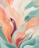 Darrahopens Home & Garden > Wall Art > 3D Wall Art Tidal Bloom Floating Frame Canvas Wall Art - Portrait - 60W x 120H cm - Natural Birch In Australia - Darrahopens