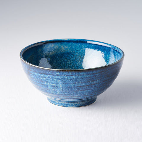 Darrahopens Home & Garden > Wall Art > 3D Wall Art Udon Bowl 19cm Kanso Indigo Blue Glaze