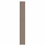 Darrahopens Home & Garden > Wall Art > 3D Wall Art VEVOR Wood Slat Acoustic Panels, 7.9 x 94.5 inch, MDF Accent Wooden Wall Panels for Modern Interior Wall Decor, Faux Wood Wall Board Panels for Noise Reduction, Silver Wood