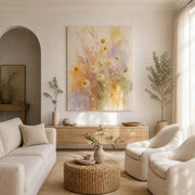 Wildflower Veil Stretched Canvas Wall Art - Portrait - 60W x 80H cm In Australia - Darrahopens