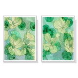 Darrahopens Home & Garden > Wall Art 60cmx90cm Zanzibar Gem 2 Sets White Frame Canvas Wall Art