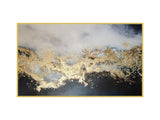 Darrahopens Home & Garden > Wall Art > Posters, Paintings & Prints Gold Atlantic Framed Canvas Wall Art - 120cm x 200cm