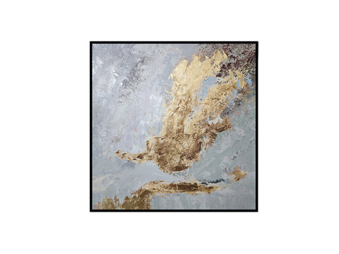 Darrahopens Home & Garden > Wall Art > Posters, Paintings & Prints Gold Marble Wall Art Framed Canvas Wall Art - Small