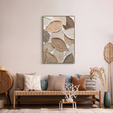 Darrahopens Home & Garden > Wall Art > Posters, Paintings & Prints Modern Leaves Artwork 80x120cm