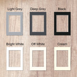 Darrahopens Home & Garden > Wall Art Pre-Cut Matboards, Frame Matboard with Window, Off White A1, A2, A3, A4