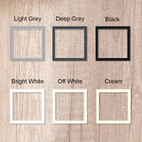 Darrahopens Home & Garden > Wall Art Pre-Cut Square Matboards, Frame Matboard with Window, Black, 16x16", 20x20", 24x24"