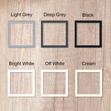 Darrahopens Home & Garden > Wall Art Pre-Cut Square Matboards, Frame Matboard with Window, Off White, 16x16", 20x20", 24x24"