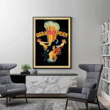Darrahopens Home & Garden > Wall Art Wall Art 100cmx150cm Birra Itala Pilsen Black Frame Canvas