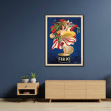 Darrahopens Home & Garden > Wall Art Wall Art 90cmx135cm Cirio By Leonetto Cappiello Black Frame Canvas