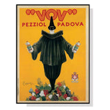 Darrahopens Home & Garden > Wall Art Wall Art 90cmx135cm Pezziol Padova Black Frame Canvas