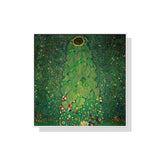 Darrahopens Home & Garden > Wall Art Wall Art 90cmx90cm Sunflower by Gustav Klimt White Frame Canvas
