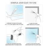 Darrahopens Home & Garden > Wallpaper 3M Privacy Glass Film Sticker Static Cling Window Decals Glass Film(Begonia,60*300cm)