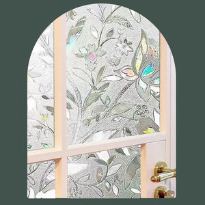 Darrahopens Home & Garden > Wallpaper 3M Privacy Glass Film Sticker Static Cling Window Decals Glass Film(Tulip,60*300cm)