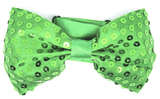 Darrahopens Men's Fashion > Accessories GLITTER SEQUIN BOW TIE Costume Fancy Dress Dance Fancy Shiny Party Bowtie - Green