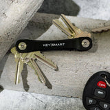 Darrahopens Men's Fashion > Accessories KeySmart Flex Extended - Compact Key Holder and Keychain Organiser (Up to 8 Keys) - Black