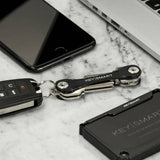 Darrahopens Men's Fashion > Accessories KeySmart Flex Extended - Compact Key Holder and Keychain Organiser (Up to 8 Keys) - Black