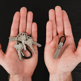 Darrahopens Men's Fashion > Accessories KeySmart Mini - Compact Minimalist Expandable Key Holder (Up to 5 Keys) - Black - 2 Pack