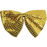 Darrahopens Men's Fashion > Accessories LARGE BOW TIE Sequin Polka Dots Bowtie Big King Size Party  Costume - Yellow