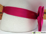 Darrahopens Men's Fashion > Accessories Mens BOW TIE Wedding Tuxedo Formal Bestman Necktie Classic Plain Party  - Hot Pink
