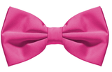 Darrahopens Men's Fashion > Accessories Mens BOW TIE Wedding Tuxedo Formal Bestman Necktie Classic Plain Party  - Hot Pink