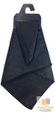 Darrahopens Men's Fashion > Accessories Mens POCKET SQUARE Party Silk Suit Handkerchief Kerchief Hanky Wedding  - Black