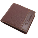 Darrahopens Men's Fashion > Accessories Mens Wallet Australian Kangaroo Leather Bifold Souvenir Gift Coin Card Holder, Brown Textured