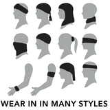 Darrahopens Men's Fashion > Accessories Neck Gaiter Tube Bandana Black Skull Jaw Design Head Scarf Face Cover Mask