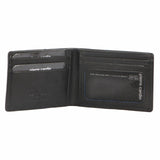 Darrahopens Men's Fashion > Accessories Pierre Cardin Mens Soft Italian Leather Slimline Bi-Fold Wallet - Black
