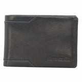 Darrahopens Men's Fashion > Accessories Pierre Cardin Mens Soft Italian Leather Slimline Bi-Fold Wallet - Black