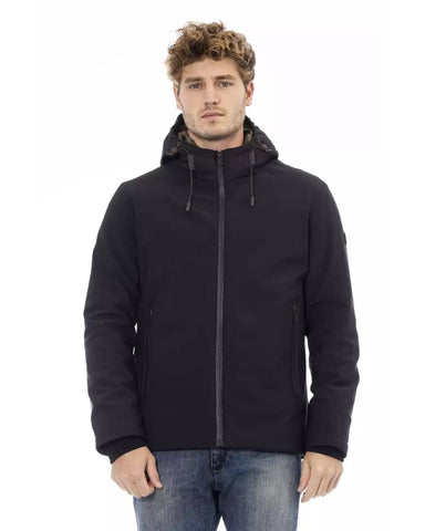 Darrahopens Men's Fashion > Coats & Jackets External Threaded Pocket Jacket with Logo Zipper Closure 2XL Men