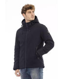 Darrahopens Men's Fashion > Coats & Jackets External Threaded Pocket Jacket with Logo Zipper Closure 3XL Men