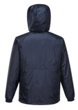Darrahopens Men's Fashion > Coats & Jackets HUSKI STRATUS RAIN JACKET Waterproof Workwear Concealed Hood Windproof Packable - Navy Blue - XL