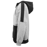 Darrahopens Men's Fashion > Coats & Jackets Men's Adult Full Zip Hoodie Jumper Active Two-Tone Jacket Coat Sports Zip Pocket, Navy, 2XL