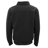 Darrahopens Men's Fashion > Coats & Jackets New Men's Unisex Adult Half-Zip Fleece Jumper Pullover Stand Collar Jacket Shirt, Black, L