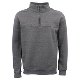 Darrahopens Men's Fashion > Coats & Jackets New Men's Unisex Adult Half-Zip Fleece Jumper Pullover Stand Collar Jacket Shirt, Dark Grey, 2XL