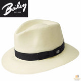 Darrahopens Men's Fashion > Hats & Caps BAILEY Spencer Lite Straw Hat Summer Sun MADE IN USA Trilby Fedora 63200 - Natural - L