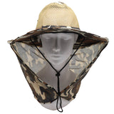 Darrahopens Men's Fashion > Hats & Caps Bucket Flap Boonie Slouch Hat Wide Brim Mesh Crown Neck UV Protect Breathable, Desert Camo