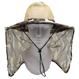 Darrahopens Men's Fashion > Hats & Caps Bucket Flap Boonie Slouch Hat Wide Brim Mesh Crown Neck UV Protect Breathable, Desert Camo