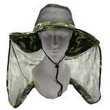 Darrahopens Men's Fashion > Hats & Caps Bucket Flap Boonie Slouch Hat Wide Brim Mesh Crown Neck UV Protect Breathable, Forest Camo
