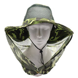 Darrahopens Men's Fashion > Hats & Caps Bucket Flap Boonie Slouch Hat Wide Brim Mesh Crown Neck UV Protect Breathable, Forest Camo
