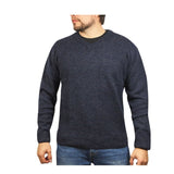 Darrahopens Men's Fashion > Knitwear & Sweaters 100% Shetland Wool V Neck Knit Jumper Pullover Mens Sweater Knitted - Navy (45) - 4XL