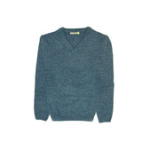 Darrahopens Men's Fashion > Knitwear & Sweaters 100% Shetland Wool V Neck Knit Jumper Pullover Mens Sweater Knitted - Sherwood (32) - XL